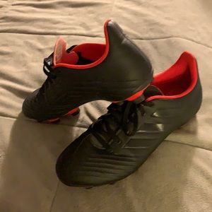 Adidas Predator Soccer Cleats and Shin Guards 8